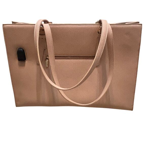 Lovevook 16.5” Peach Waterproof Office Shoulder Bag for Women - Picture 2 of 13